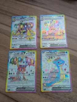 Pokemon 4 Card Ex Bundle Stellar Crown And Surging Sparks - Image 1