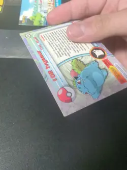 Topps Pokemon TV Animation Edition Ivysaur #02 Base Set Trading Card Holo HP - Image 5