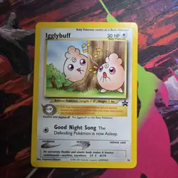 Igglybuff 36 WOTC Black Star Promo Pokemon Card - Image 1