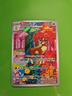 Sawsbuck 166/162 S&V Temporal Forces Illustration Rare Pokemon TCG Card - Image 1