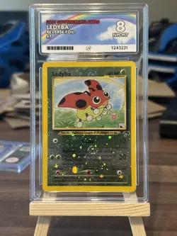 Double Swirl Graded ACE 8 - Ledyba - 7/18 - Southern Islands - Pokemon - Image 1