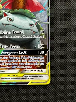 Pokemon Team Up Celebi & Venusaur GX Tag Team Ultra Rare Card #1/181 - Image 4