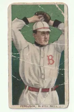 1909-1911 T206 Cecil Ferguson Tolstoi Ultra Scarce Cigarettes Baseball Card - Image 1