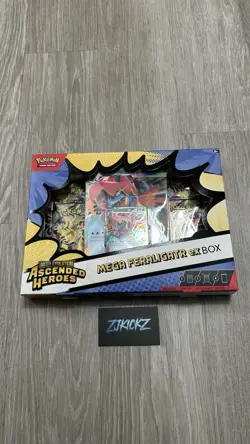 Pokemon Mega Evolution Ascended Heroes Mega Feraligatr Ex Box Sealed Fast Ship🚚 - Image 1