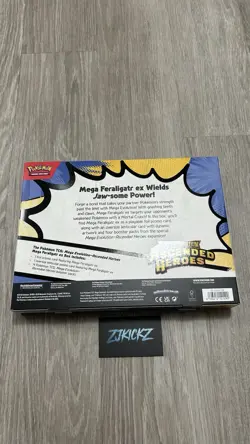 Pokemon Mega Evolution Ascended Heroes Mega Feraligatr Ex Box Sealed Fast Ship🚚 - Image 2