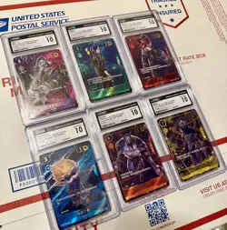 CGC 10 SET Arcane Promo Riftbound League Of Legends Jinx Caitlyn Vi Etc. 6 card - Image 1