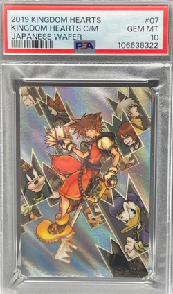PSA10 KINGDOM HEARTS Wafer Card - Image 1