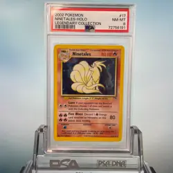 2002 Pokemon Legendary Collection 17 Ninetales-Holo (PSA 8) - Image 1