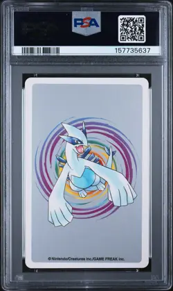 2000 POKEMON SILVER VERSION PLAYING CARDS 8 OF CLUBS #123 SCYTHER PSA 10 - Image 2