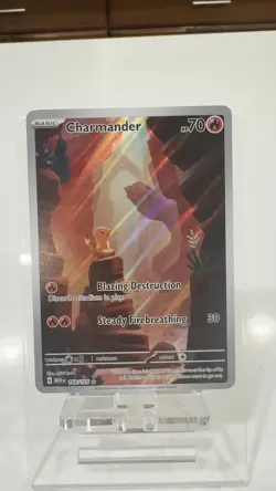 Charmander 168/165 Illustration Rare IR Scarlet & Violet 151 Pokemon TCG Card - Image 2