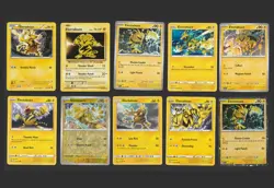 Electabuzz Pokemon Card Collection Set of 10 English Cards Rare Holo Lightning - Image 1