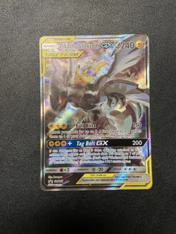 Pikachu & Zekrom Tag Team GX SM168 Alternate Full Art Holo Promo Pokemon Card - Image 1