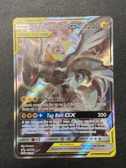 Pikachu & Zekrom Tag Team GX SM168 Alternate Full Art Holo Promo Pokemon Card - Image 3