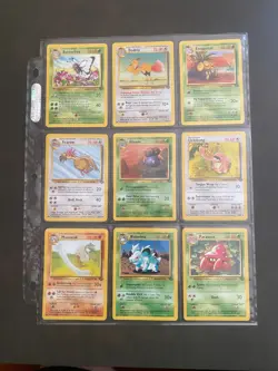 Near Mint - Complete Jungle Set Uncommon and Common Pokemon Cards Bundle - Image 1