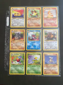 Near Mint - Complete Jungle Set Uncommon and Common Pokemon Cards Bundle - Image 3