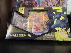 Nintendo Pokemon TCG Pikachu and Zekrom-GX Tag Team Premium Collection Sealed - Image 1