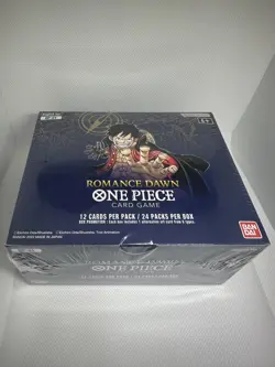 One Piece Card Game Romance Dawn OP-01 Booster Box Sealed - English White Bottom - Image 1