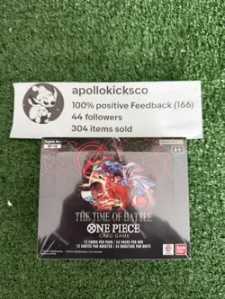 One Piece TCG OP-16 The Time of Battle English Booster Box | New Factory Sealed✅ - Image 1
