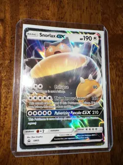 Snorlax GX SM05 SM Promos Holo Card - Lightly Played Pokemon TCG - Image 1