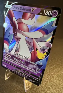 Pokemon- Dark Sylveon V: Holo Black Star Promo Card #SWSH134 (NM) - Image 3