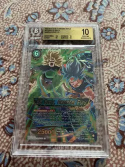2026 MASTERS FEARSOME RIVALS #BT29145 SS BROLY, BANISHER FURY CR BGS 10 .5 Away! - Image 1