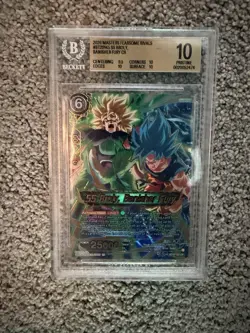 2026 MASTERS FEARSOME RIVALS #BT29145 SS BROLY, BANISHER FURY CR BGS 10 .5 Away! - Image 3