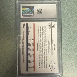 2024 Topps Chrome - Rookies Bo Nix #206 Refractor (RC) - Image 2