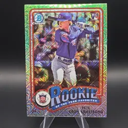 Topps 2024 Bowman Chrome Pete Crow-Armstrong Rookie Mojo Refractor #ROY-13 - Image 1