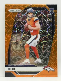 2024 Panini Prizm - Rookies Bo Nix #309 Lazer Prizm (RC) - Image 1