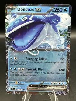 Pokemon Dondozo EX Destined Rivals Full Art Ultra Rare TCG Card 211/182 SV10 - Image 1