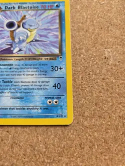 Pokemon TCG Dark Blastoise 4/110 | Non Holo Rare | Legendary Collection 2002 - Image 3