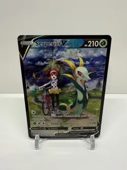 Serperior V TG13/TG30 Holo V Rare Silver Tempest Trainer Gallery Pokemon NM - Image 1