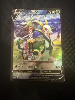 SERPERIOR V TG13/TG30 HOLO SILVER TEMPEST TRAINER GALLERY POKEMON V RARE NM - Image 1