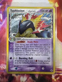Typhlosion - 12/101 - EX Dragon Frontiers 2006 - Holo Rare - Pokemon TCG - MP/HP - Image 1