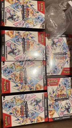 Pokemon TCG Scarlet & Violet Prismatic Evolutions Booster Bundle New Sealed x 6 - Image 1
