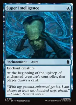 2x Super Intelligence MSH NM MTG - Image 1