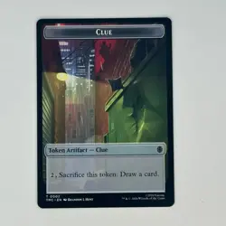 Ooze // Clue Double-Sided Token 1 // 2 NM T Teenage Mutant Ninja Turtles MTG - Image 2