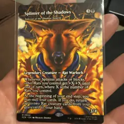 Splinter of the Shadows - Ashcoat of the Shadow Swarm (Borderless) 6 TMNT - Image 2