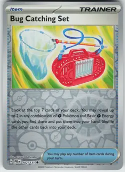 Pokemon Bug Catching Set 102/131 SV: Prismatic Evolutions NM Reverse Holo card - Image 1