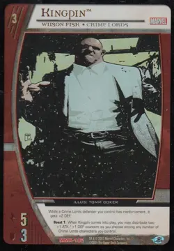 VS System: Kingpin, Wilson Fisk (EA) [Played] TCG CCG Classic Marvel DC DH Dark - Image 1