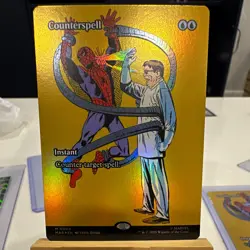 MTG Marvel Counterspell Spider-Man Dr Octopus Alt Art Foil EN 0009 Foil - Image 1