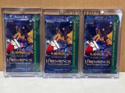 MTG !! LOTR UB Special Edition Collector Booster Packs X3 New !! Magic Tales - Image 1
