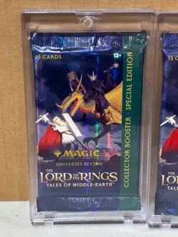 MTG !! LOTR UB Special Edition Collector Booster Packs X3 New !! Magic Tales - Image 2