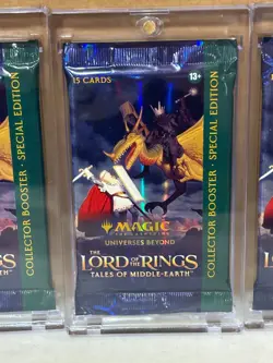 MTG !! LOTR UB Special Edition Collector Booster Packs X3 New !! Magic Tales - Image 3