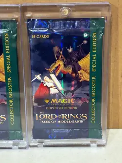 MTG !! LOTR UB Special Edition Collector Booster Packs X3 New !! Magic Tales - Image 4