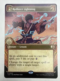 Redirect Lightning (Showcase) Avatar: The Last Airbender Regular NM - Image 1