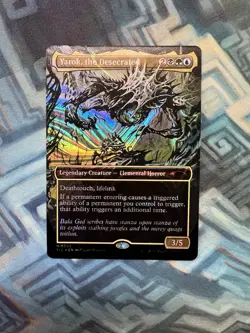 MTG Halo Foil Yarok, the Desecrated NM Unplayed Secret Lair Countdown Kit - Image 1