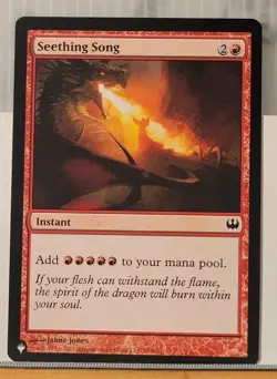 Mtg SEETHING SONG NM The List 70/81 -Argo- - Image 1