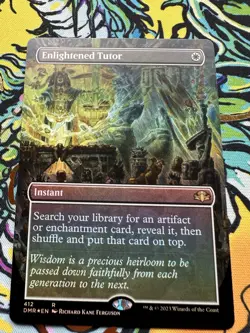 Enlightened Tutor (Borderless) Dominaria Remastered Foil - Image 1