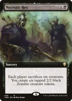 Necrotic Hex (Extended) [Commander Legends Extended] Magic MTG - Image 1